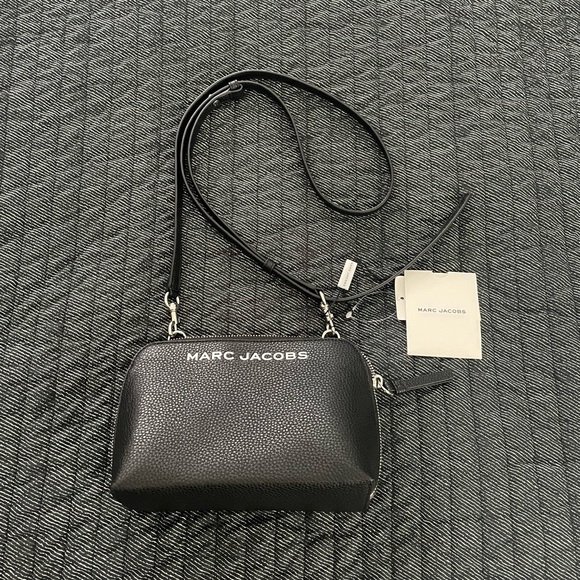 Marc Jacobs Black Leather Crossbody Bag - Picture 7 of 7